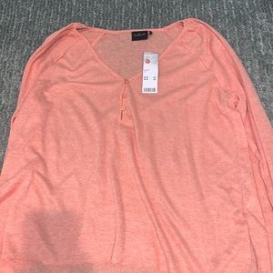 Pink light long sleeve shirt